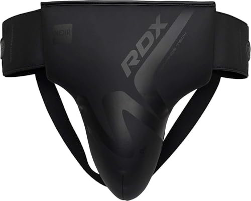 RDX Tiefschutz Herren Boxen Kampfsport, Maya Hide Leder, NIOR Hodenschutz Manner Kickboxen MMA Unterleibschutz Muay Thai, Groin Guard Men Protection, Tiefenschutz Taekwondo Handball Karate Zubehör