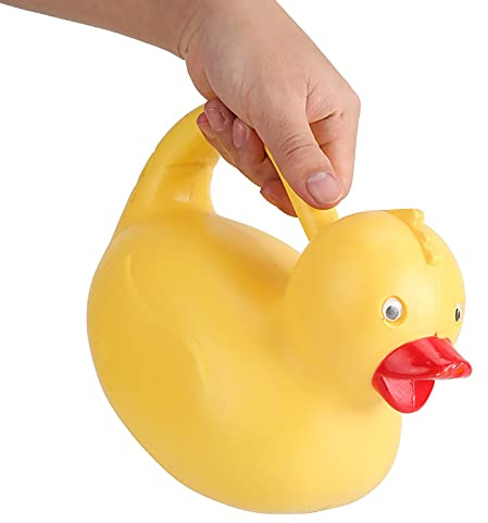 1200ml Outdoor Watering Can Easy Pour Watering Can Water Spray Can Watering Can Indoor Watering Can Plastic Cartoon Watering Can Watering Can for Kids (duck yellow) small watering can