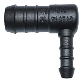 1, 2, 3, 5 oder 10 Stück Winkel Schlauchverbinder reduziert 16 mm auf 8 mm PA GF30 Winkel Verbinder (2)