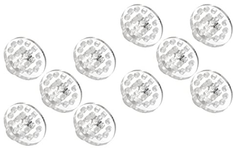 minkissy Runde Korallenknopfhalterung für Aquarien, Korallenhalter, Korallenstecker, Korallenstecker, Korallenriff, Pflanzendekoration, Aquarium, Acrylrahmen, 20 Stück