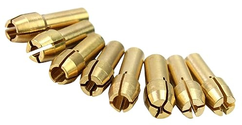 jojofuny 8 Piezas Pinza De Herramienta Rotativa Portabrocas Herramienta Electrica Hogar Para Pinza De Latón Mandril De Latón Perforar Herramientas Rotativas Mini Suite