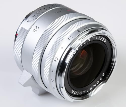 Voigtländer Voigtlander VM 28 mm f/1.5 Nokton Asph Typ I Mattsilber