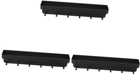 Handtuchhalter, 3 Stück, Wandmontage, Schlüsselhalter, dekorativer Brief- und Schlüsselhalter, Schlüsselhaken für Wand, Schlüsselregal, Handtuchhalter, Edelstahl, Hängestange, Büro, Metall
