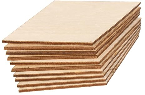 CORHAD 30 Stück Selbstgemacht Rhombus Holzteile Kreative Holzscheiben zum Basteln Beige Timber Material für Weihnachtsbaumdekoration und Heimwerkerprojekte