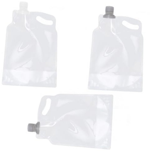 VANZACK 3pièces Réservoir D'eau Pliable Gourde Urgence Pour Activités De Plein Air Réservoir D'eau Urgence Et Porte-eau Compact