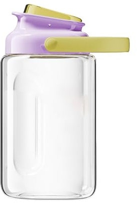 Kühlschrankkrug mit Deckel, Saftbehälter, luftdicht, Trinkkrug, Pressbehälter mit Filter und Griff für Milch, Eistee, Limonade, Getränke