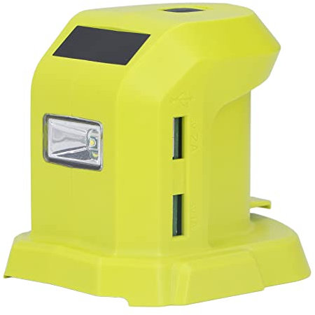 Adattatore Batteria Doppie Porte USB Convertitore Adattatore Batteria Agli Ioni di Litio Luci LED 18V 14.4V Pulsante Interruttore di Ripristino One +