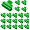 DIELOVEHUA 20 Pezzi Clip per Serra, 11mm Clip per Pellicola per Serra, Morsetti per Serra, Clip per Piante, Copertura Fila Film Serra, per Serre, Telaio, Rifugi
