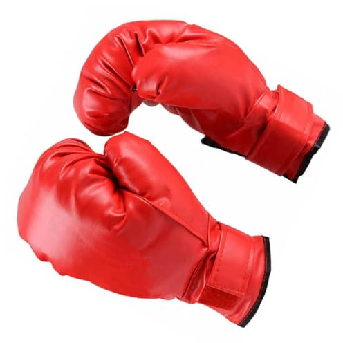 GAROZATION Junge Mädchen-Boxhandschuhe Trainingshandschuhe Aus Langlebigem PVC Verstellbare Handpolster Für Kickboxen Karate Thaiboxen Sparring Atmungsaktiv Und Wasserabweisend Geeignet