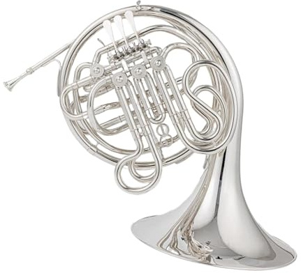 Waldhorn Waldhorn Integral Doppel 4 Klappen F Stimmung Bb Stimmung Silber Mit Zubehör