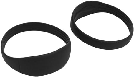 Fascia per Ginocchio Tendine Rotuleo, Supporto Rotuleo in Silicone Confortevole e Traspirante 2 Pezzi, Sollievo Dal Dolore, Supporto Stabile, Antiscivolo per Basket (BLACK)