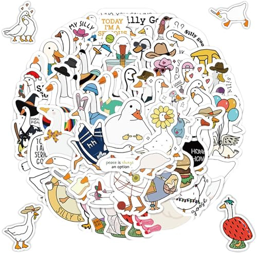 Laptop Stickers, 60PCS Waterproof Vinyl Animal Stickers | Waterproof Vinyl Material, Cute Animal Stickers, 5-8cm Perfect Size, Compatible With Laptops And Phones