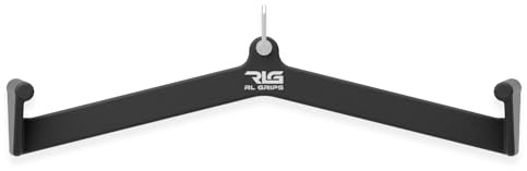RL Grips Agarres para Poleas Gym Ergonómicos para Entrenamiento de Espalda - Manerales de Gimnasio para Dorsal con Anclaje Reforzado - Accesorios Gym para Jalones y Remos