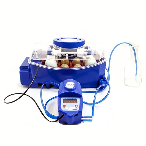 Borotto Lumia 8 Expert | Incubadora de Huevos Automática Profesional Patentada 8 Huevos o 32 Pequeños con Volteador de Huevos Automático, Control de Temperatura, Humidificador Sirio | Made in Italy