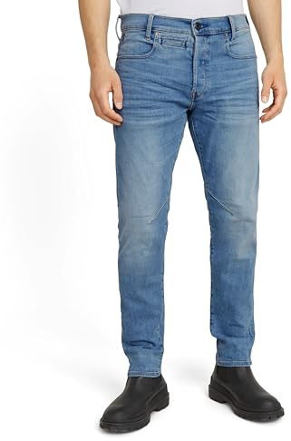 G-STAR Jeans D-Staq 5-Pocket Slim para Hombre, Azul (lt indigo aged D06761-8968-8436), 30W / 30L