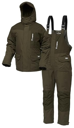 DAM Xtherm Traje de invierno - Traje térmico de lujo de 2 piezas de alto rendimiento, impermeable y cortaviento, traje aislante para climas fríos para pesca, actividades al aire libre y deportes XXXL