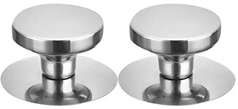 Yardwe 2 Stücke Topfdeckelgriff Topfdeckelknopf Topfdeckel Knopf Griffe Deckel Ersatzgriff Topf Griff Ersatz Knauf Deckelknopf für Glasdeckel Kunststoffgriff Pfannendeckel