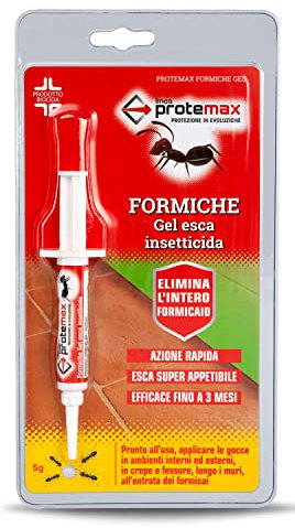 Protemax GEL FORMICHE INSETTICIDA siringa GR. 5 Zapi Spa - pronto all'uso