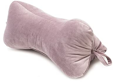 H&F Heimtextilien H&F | Kissen Kopfkissen Lesekissen Leseknochen Nackenkissen Nackenrolle Knochenkissen Reisekissen Waschbar, für Bett, Sofa | Farbe: Rosa