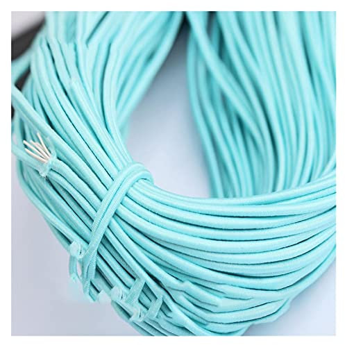 ZZSRJ Banda de elástica de 2 mm de Cuerda elástica de la Cuerda elástica Correo de Goma de Goma Cordera de Cuerda con Cuentas de Cuerda for Ropa de Coser (Color : 20, Width : 2mm)