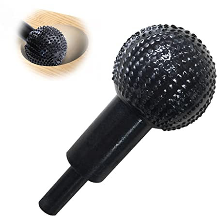 Holzfräser für Bohrmaschine, 40 mm Durchmesser Kugelfräser Holz Fräsbohrer, Fräsaufsatz Bohrmaschine, Holzraspel für Bohrmaschine Kugelbohrer Holz, Geeignet für 100 mm Winkelschleife