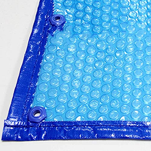 Pool Solarfolie Poolabdeckung Große Solar-Poolabdeckung, Staubdicht, Regenfest, Langlebig, Rechteckige Blaue Blasen-Wärmeisolationsfolie, Faltbare Poolabdeckung, Plane for Oberirdische Pools (Size :