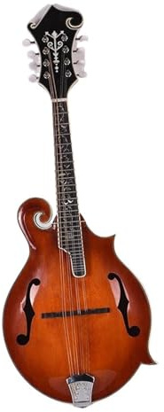 Beginner Mandolin instrument Handmade F Style Mandolin Solid Spruce Top Solid Flame Maple Side