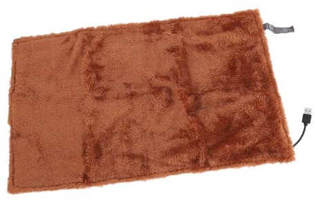 JTLB USB-Heizkissen, Elektrisches Heizkissen aus Baumwolle für Kalte Füße, Männer, Frauen, 5 V Wiederaufladbares Heizkissen für Reisen, Knie-Heizkissen Tragbar (Schwarz)