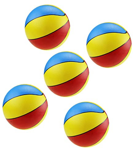 JOINPAYA 5pezzi Palle Gonfiabili Da Spiaggia Colorate Giocattoli Estivi Per Feste e Attività All Aperto Per Ragazzo Ragazza e Adulti Facili Da Afferrare