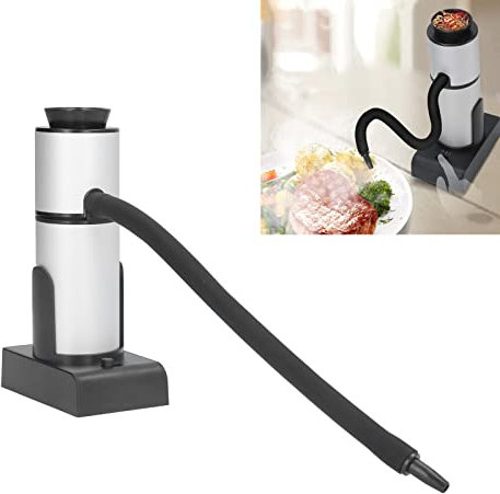 Infusore per Fumo in Legno Portatile Portatile per Barbecue e Picnic Aggiunge Delizioso Sapore Fumoso a Pesce, Frutti di Mare, Noci
