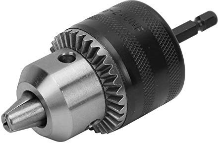 Drill Chuck Set, Drill Chuck Collet Set, Light Type 1.5-13MM 3/8-24UNF Drills Chucks Tool Kit 1/4 Hex 3/8 Threaded Extension Rods