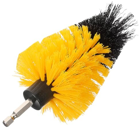 Ciieeo Motorized Shower Tile Scrubber, Versatile Cleaning Tire Cleaner Brush with Pp and Steel Material Corner and Crevice Reach Bathroom and Car Use