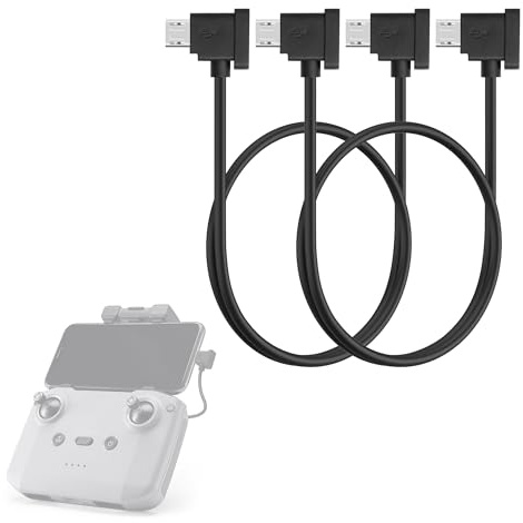 YAODHAOD Cable USB-C OTG-RC de 30 cm RC-N3/N2/N1/N1C Cable de control remoto para controlador, accesorios para drones, para DJI Mini 2, Mavic 3, Air 2S, Mavic Air 2, mando a distancia (tipo C a tipo C