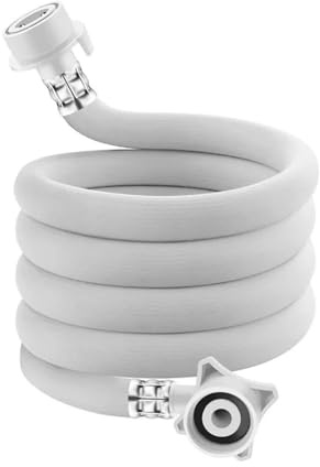 Washing Machine Hose Automatic Universal Water Inlet Extension Pipe Connector Drain Tube ，Compatible for LG(3m)