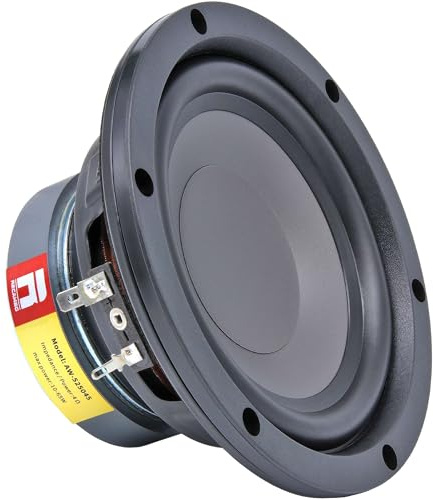 Recambo Lautsprecher Tiefmitteltöner 140mm (5.5) 65 W 4 Ohm Papier-Membran - klarer Klang, universeller Ersatz, präziser Antrieb, einfache Montage, Car-HiFi Upgrade