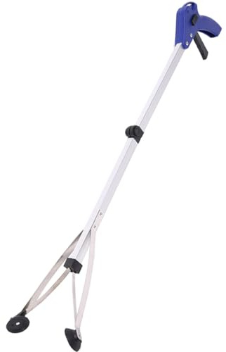 SILENRADAWN Aluminum Alloy Trash Picker Foldable Grabber with Lightweight Design for Mobility Aid and Garden Litter Collection Tool