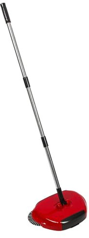 Mikinona Push Sweeper 3 in 1 Hand Push Floor Cleaner with Dustpan