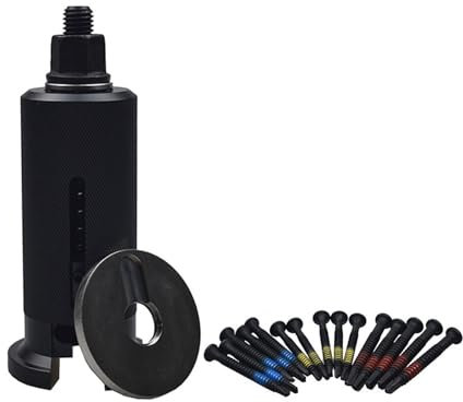 Shkalacar Professioneller Schlosser Euro Zylinder Abzieher, Schließzylinder Abzieher Set mit Schrauben, Türschloss Kern Abzieher Werkzeug für eine Vielzahl von Schlosstypen geeignet ist