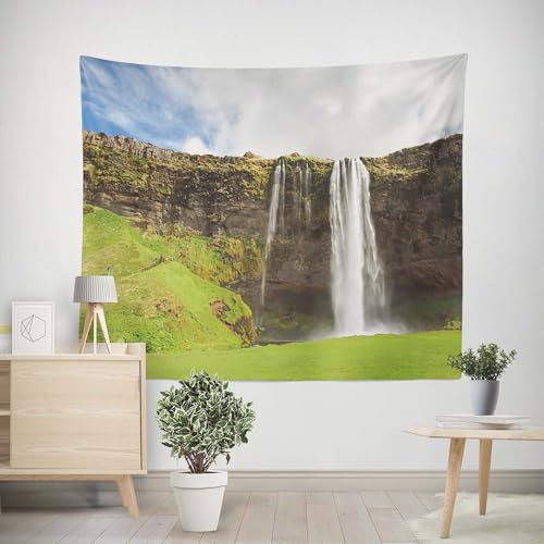 EHOMERY Wandbehang Stoffbild Wanddekoration Design Katze Wandteppiche Modern Wanddekoration Dachschräge Wohnzimmer Schlafzimmer Wandbehang Dekoration 300x250cm