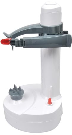 Electric Potato Peeler Automatic Spiral Cutter Apple Corer Cutter Peeling Machine Stainless Steel Fruits Vegetable Cutter Kitchen Peeling Tool Express Peelers Kitchen Utensil Peelers Tools(B,EU)