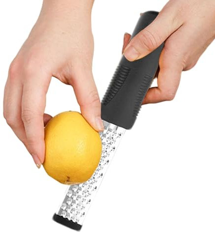 Strumenti per testoni di limone, grattugia a mano – Robusta grattugia a mano in acciaio inox | Grattugia agrumi e formaggio, e patate per formaggio, agrumi, lime, cioccolato, verdure,