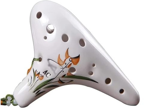 Okarinas Ocarina 12-Loch Mittelton Ac Tune mit Lanyard Ocarina ist for Anfänger geeignet, um Musikinstrumente zu spielen