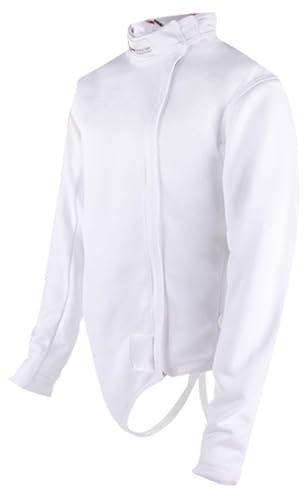ZPRYZHD 450N Fecht Uniform, Fechtjacke für Damen, Schutzanzug für Fechttraining, für Florettdegen und Säbel(36)