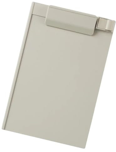 Planchettes à Pince 3 pièces presse-papiers profil presse-papiers A5 porte-papier papeterie Menu bureau presse-papiers(Grey)