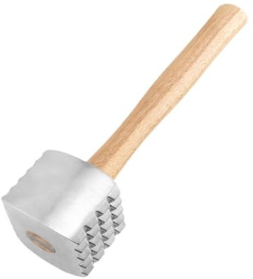 Colcolo Attendrisseur de viande en bois, outil de cuisine, marteau de poulet, marteau d'attendrissement pour maillet de viande, attendrisseur pour cuisine de