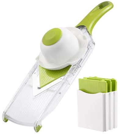 Vegetable Cutter Mandoline Slicer Kitchen Accessories Fruit Cutter Potato Peeler Carrot Grater Vegetable Slicer Kitchen(GREEN1)