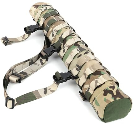 SHARROW Archery Tactical Arrow Quiver Multifunctional Hip Quiver Waist Hanged Side Quiver Single Shoulder Bag for Outdoor Shooting (Camo)