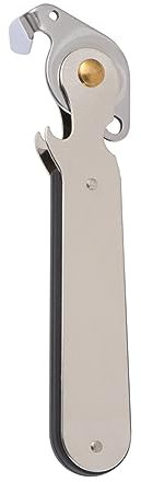 JECOMPRIS Apriscatole Manuale Acciaio Inossidabile Utensile Portatile Ristoranti e Impugnatura per Facilità Uso Compatibile con Barattoli