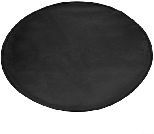 Grillmatte für den Außenbereich mit 3-lagiger Silikon-Hitzeschutz und schwer entflammbarem Fiberglas-Tuch für Terrasse und Terrasse, mit stabiler, flacher und einfacher Reinigung (rund 27,9 cm)