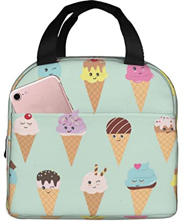 DMORJ Lunchbox mit Eiszapfen, groß, für Kinder, Frauen, Erwachsene, 21,6 x 20,3 x 12,7 cm